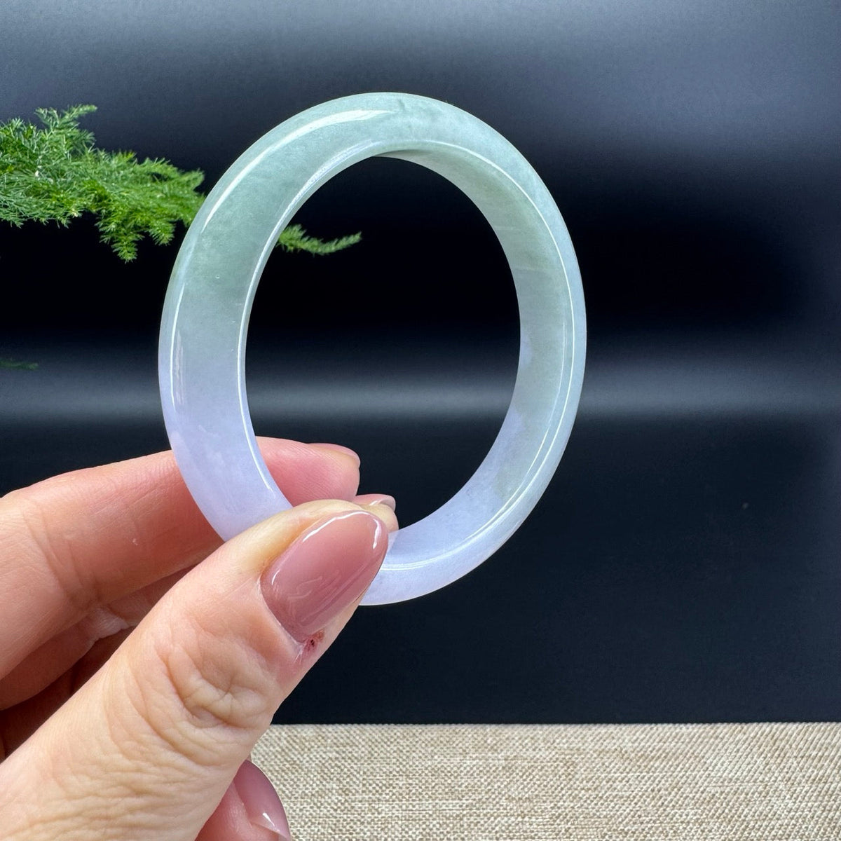 Jade Bangles 5658mm Natural Jade Bangles Genuine Jadeite Bracelets