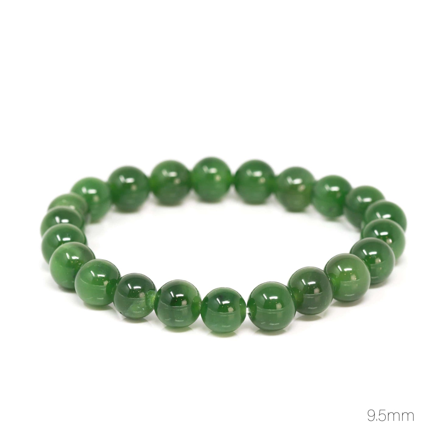 RealJade "Classic Bangle" Genuine Burmese High Quality Apple Green Jadeite Jade Bangle Bracelet (53.4mm) #542