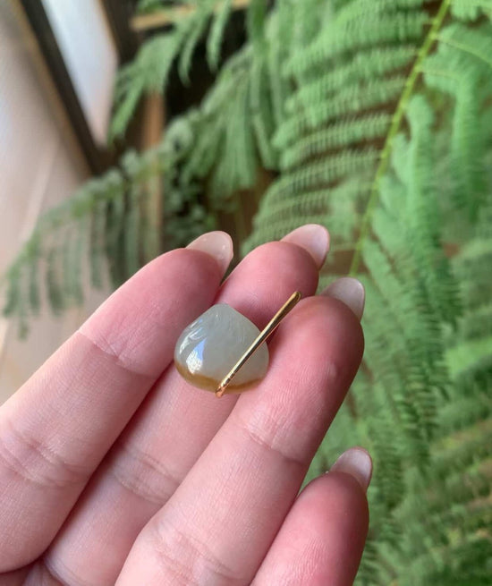 "Live"  18K Yellow Gold Custom Bao Pendant Bail (11/29/25)