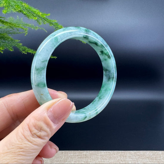 Genuine Burmese Green Jade Jadeite Bangle Bracelet ( 56mm )
