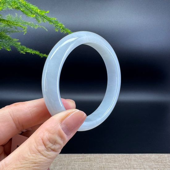 Genuine Burmese Green Jade Jadeite Bangle Bracelet ( 56.9mm )