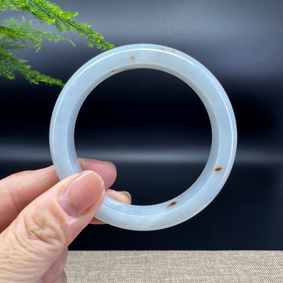 Genuine Burmese Green Jade Jadeite Bangle Bracelet ( 56.9mm )