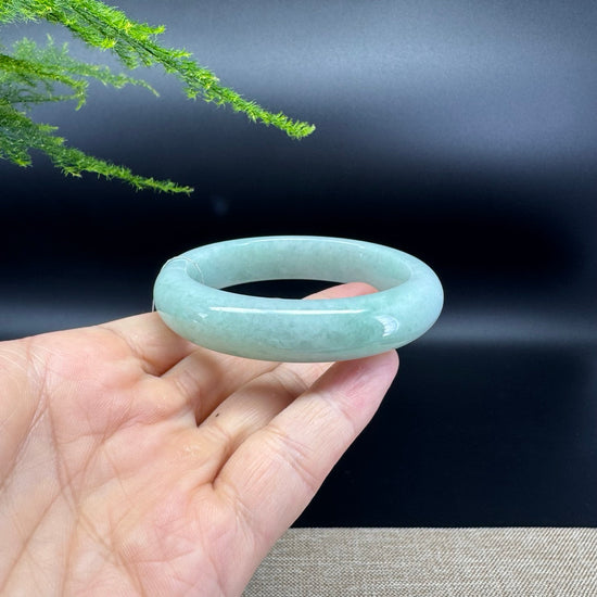 Genuine Burmese Green Jade Jadeite Bangle Bracelet ( 56mm )