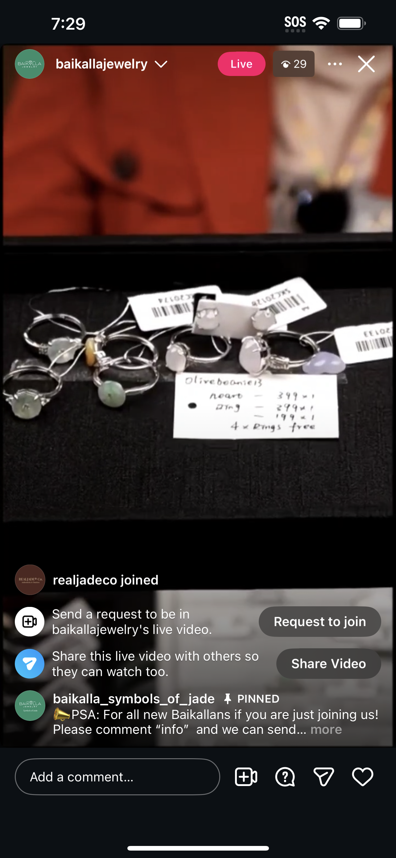 "Live" Lavender Genuine Jadeite Jade Heart (11/25/25)