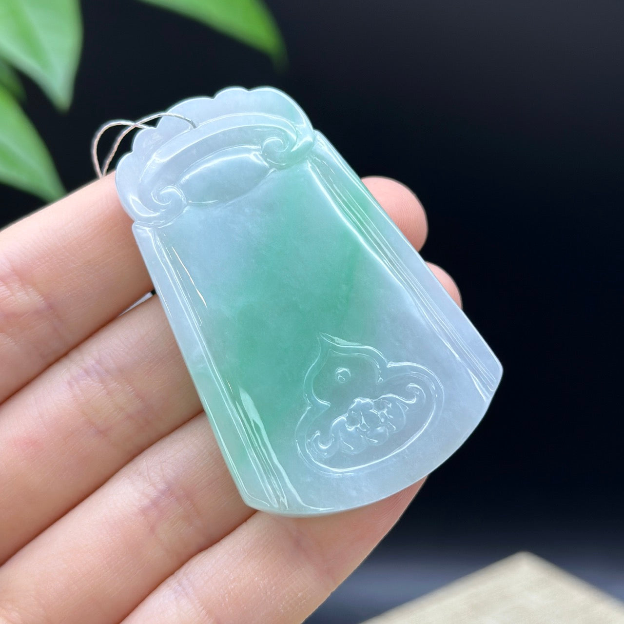 RealJade® Co. Genuine Jadeite Jade Dragon Pendant Necklace