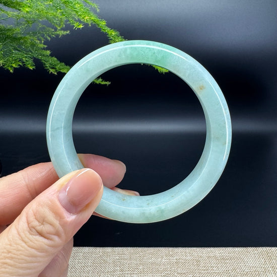 Genuine Burmese Apple Green Jade Jadeite Bangle Bracelet ( 57.1mm )