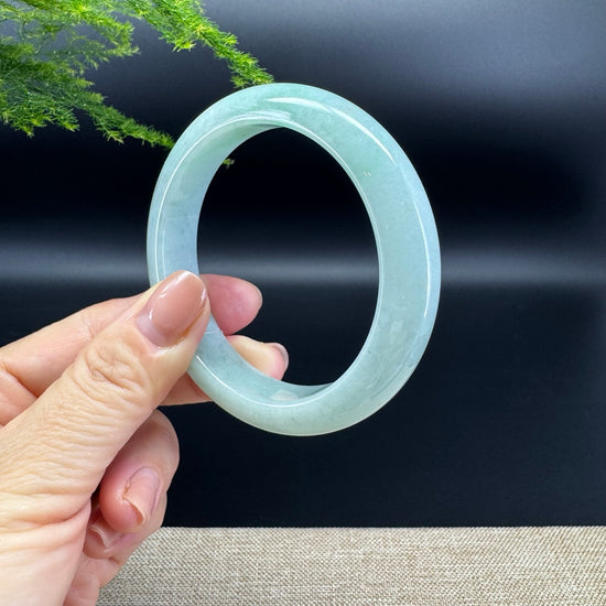 Genuine Burmese Green Jade Jadeite Bangle Bracelet ( 57mm )