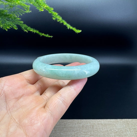 Genuine Burmese Green Jade Jadeite Bangle Bracelet ( 57mm )