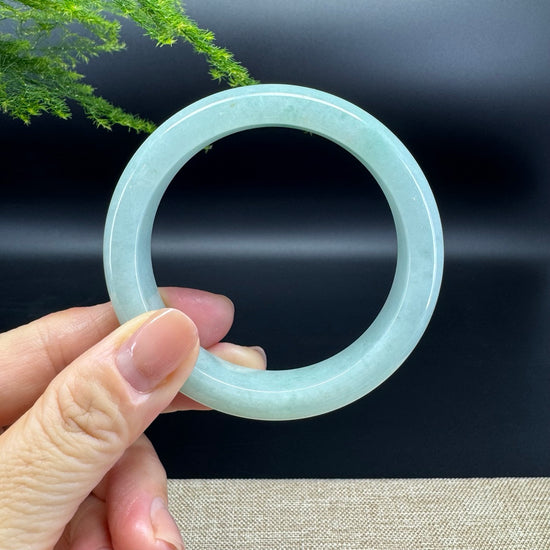 Genuine Burmese Green Jade Jadeite Bangle Bracelet ( 57mm )