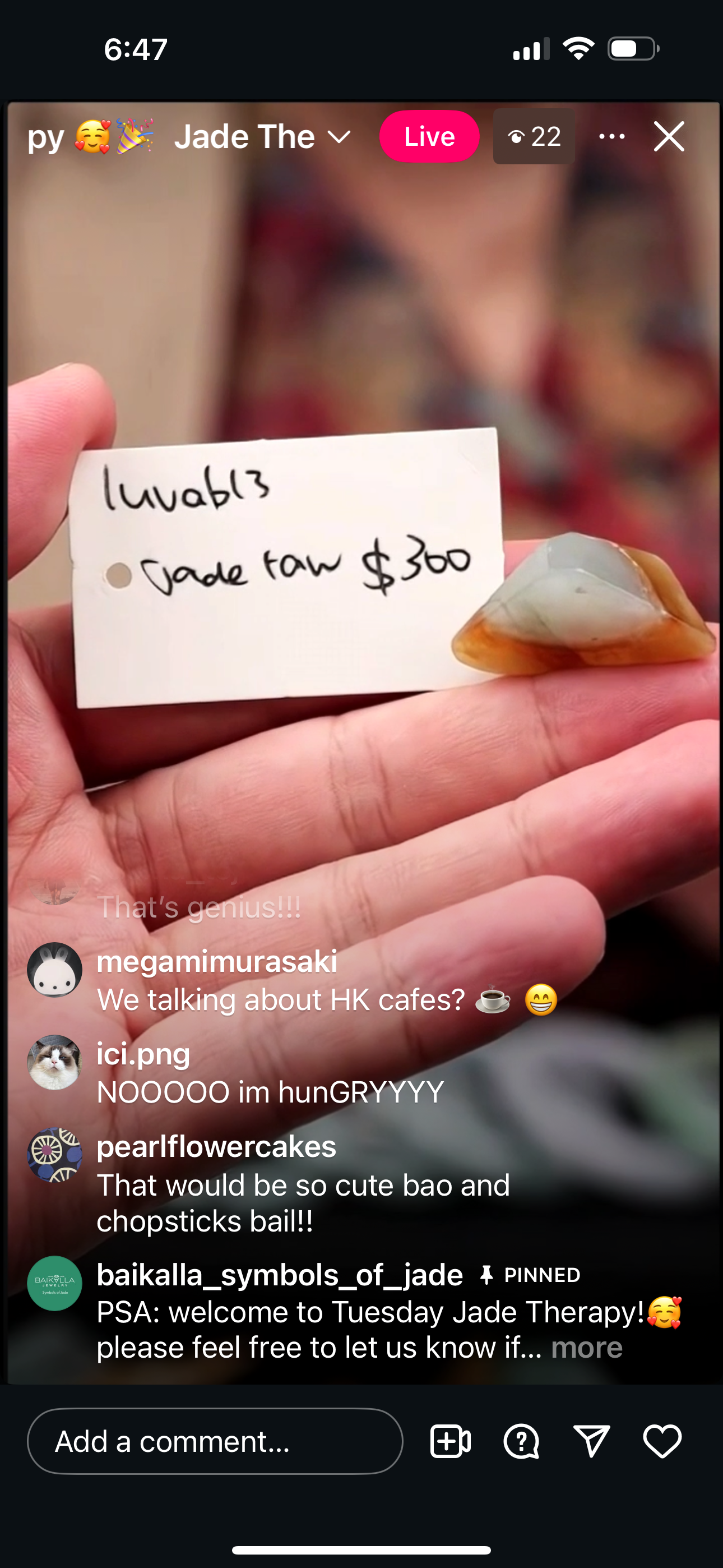 "Live" Natural Icy Honey Brown & Light Color Jadeite Jade Raw Custom (Bao Zi & Chop Stick Bail) (09/23/25)