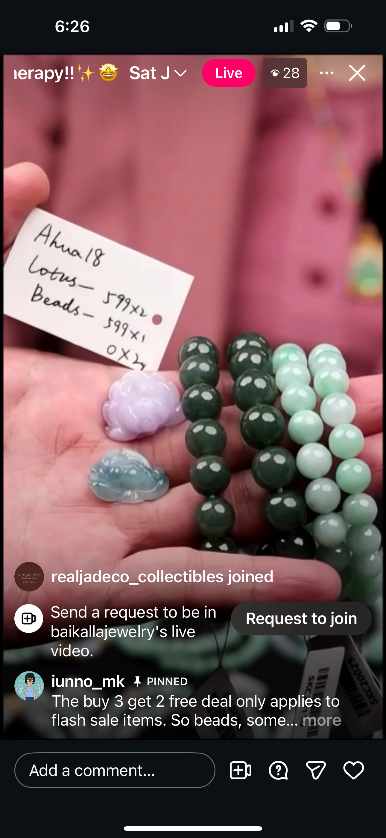 "Live" Light Blue-Green Genuine Jadeite Jade Bead Bracelet (11/22/25)