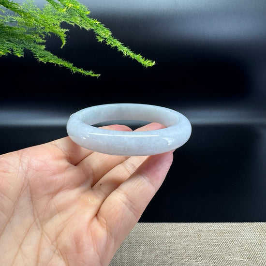Genuine Burmese Icy Jade Jadeite Bangle Bracelet ( 58.0mm )