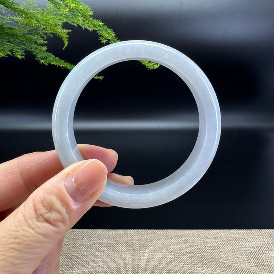 Genuine Burmese Icy Jade Jadeite Bangle Bracelet ( 58.0mm )