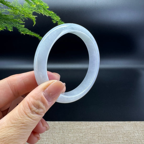 Genuine Burmese Icy Jade Jadeite Bangle Bracelet ( 58.9mm )
