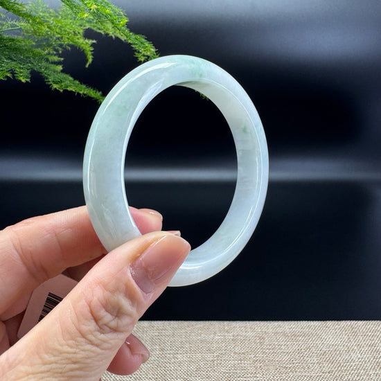Genuine Burmese Green Jade Jadeite Bangle Bracelet ( 58.6mm )