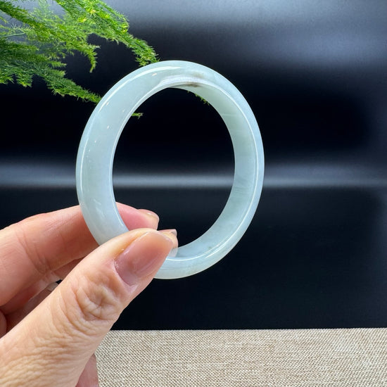 Genuine Burmese Green Jade Jadeite Bangle Bracelet ( 58mm )