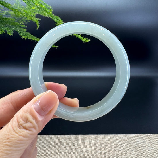 Genuine Burmese Green Jade Jadeite Bangle Bracelet ( 58mm )
