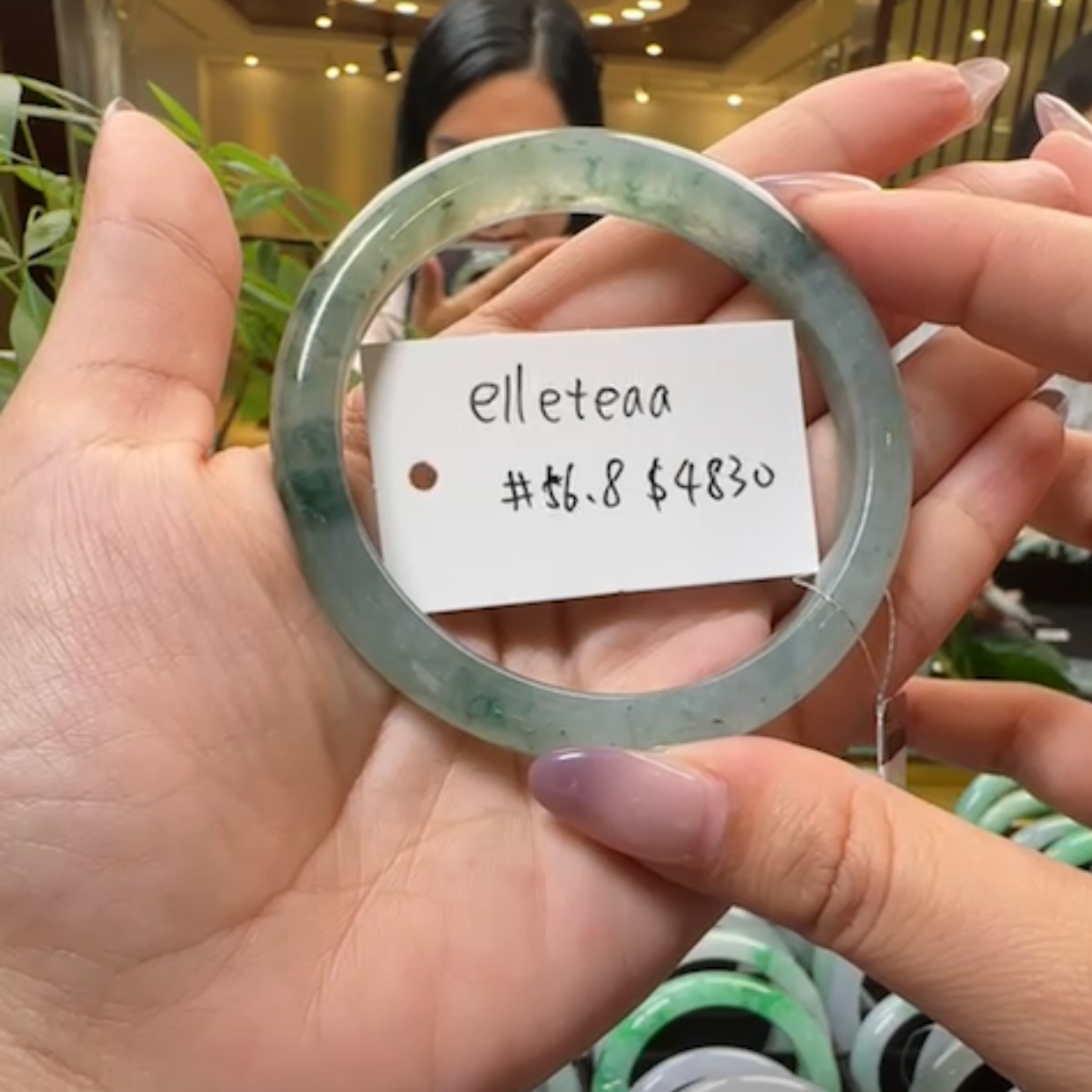 Live "Natural Green Jadeite Jade Bangle" (Live Pick) (08/02/25)