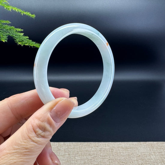 Genuine Burmese Green Jade Jadeite Bangle Bracelet ( 59.9mm )