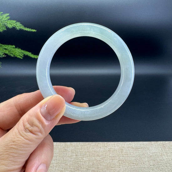 Genuine Burmese Green Jade Jadeite Bangle Bracelet ( 51.3mm )