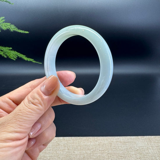 Genuine Burmese Yellow Green Jade Jadeite Bangle Bracelet ( 51.1mm )