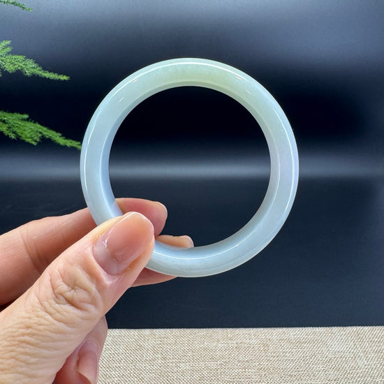 Genuine Burmese Yellow Green Jade Jadeite Bangle Bracelet ( 51.1mm )