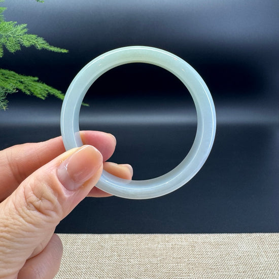 Genuine Burmese Yellow Green Jade Jadeite Bangle Bracelet ( 49.9mm )