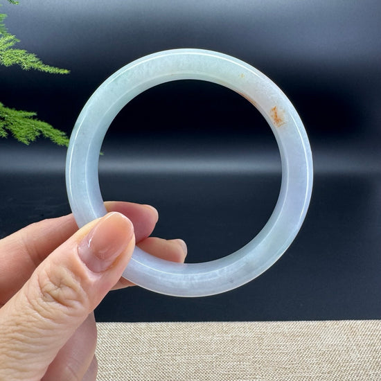 Genuine Burmese Green Jade Jadeite Bangle Bracelet ( 60.6mm )