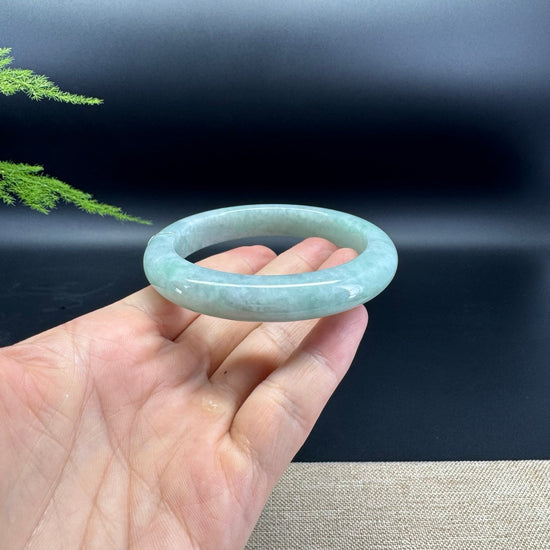 Genuine Burmese Green Jade Jadeite Bangle Bracelet ( 60mm )