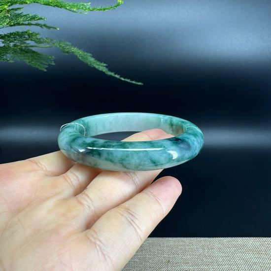 Genuine Burmese Green Jade Jadeite Bangle Bracelet ( 57mm )