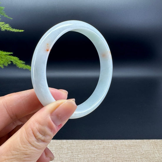 Genuine Burmese Green Jade Jadeite Bangle Bracelet ( 61mm )