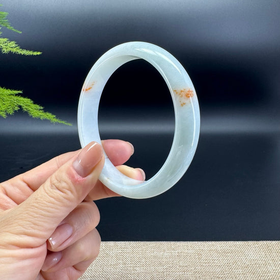 Genuine Burmese Green Jade Jadeite Bangle Bracelet ( 61mm )