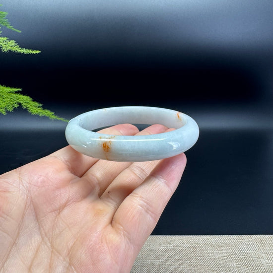 Genuine Burmese Green Jade Jadeite Bangle Bracelet ( 61mm )