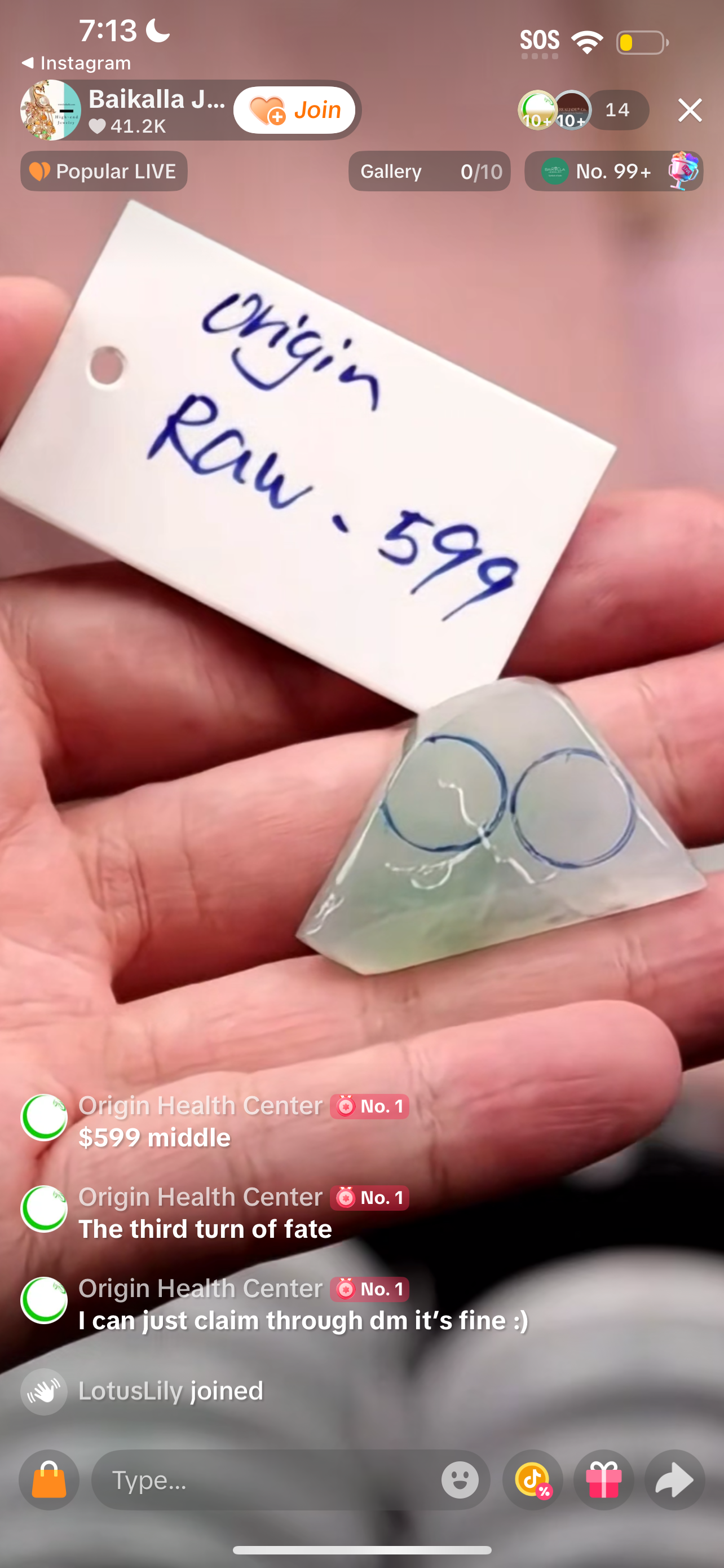 "Live" Natural Icy Green Raw Jadeite Jade (05/19/26)