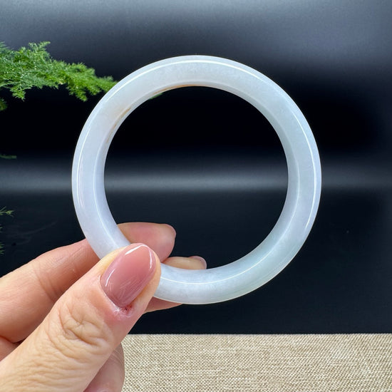 Genuine Burmese Green Jade Jadeite Bangle Bracelet ( 58.5mm )