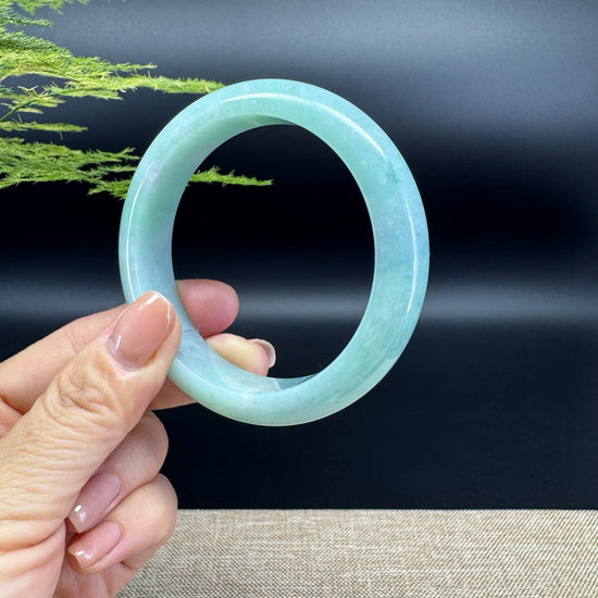 Genuine Burmese Green Jade Jadeite Bangle Bracelet ( 59mm )