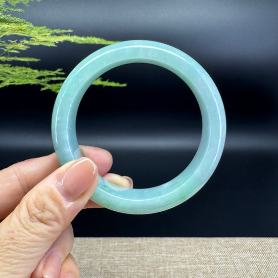 Genuine Burmese Green Jade Jadeite Bangle Bracelet ( 59mm )