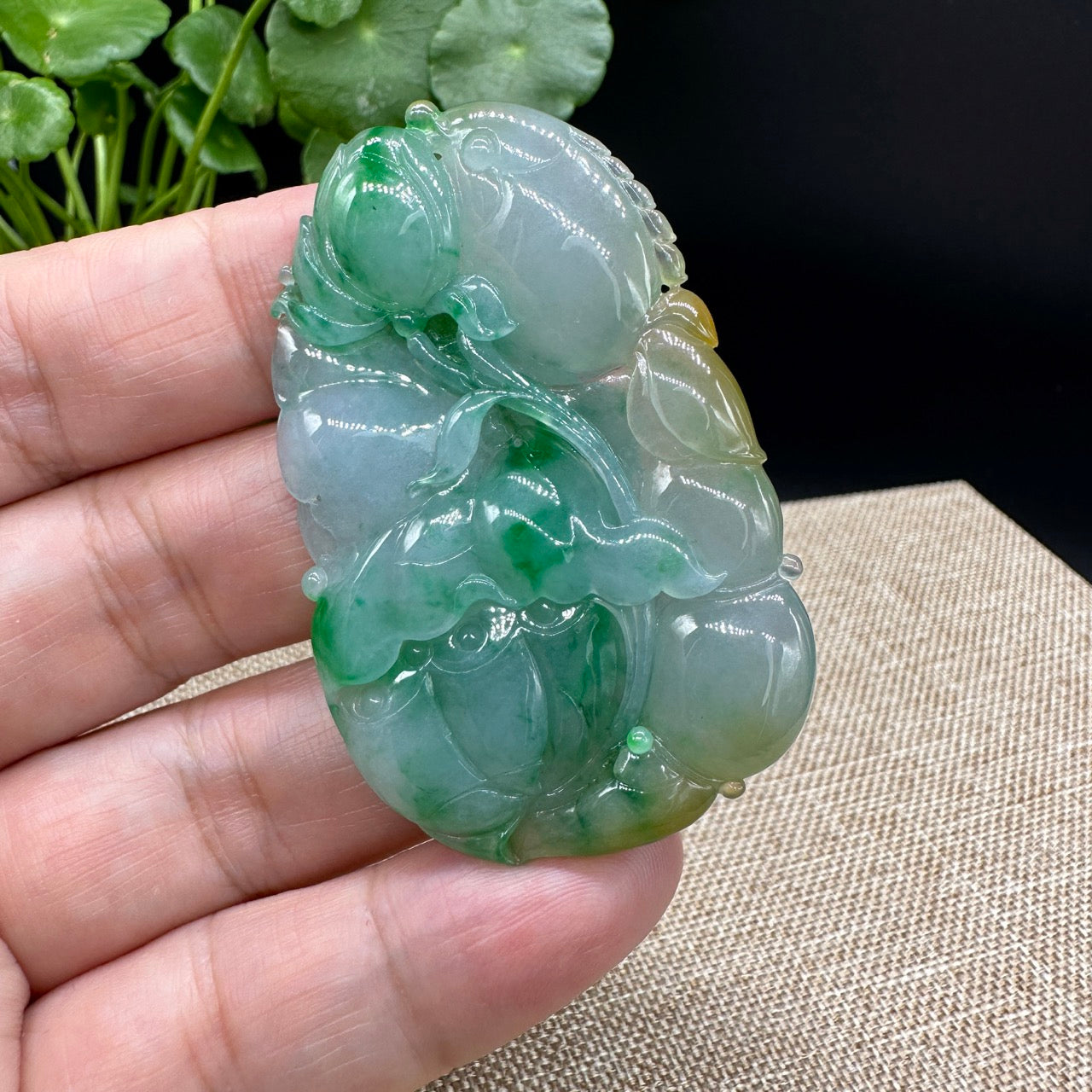 RealJade® High-End Jadeite Jade Fish Pendant Necklace ( Collectibles )