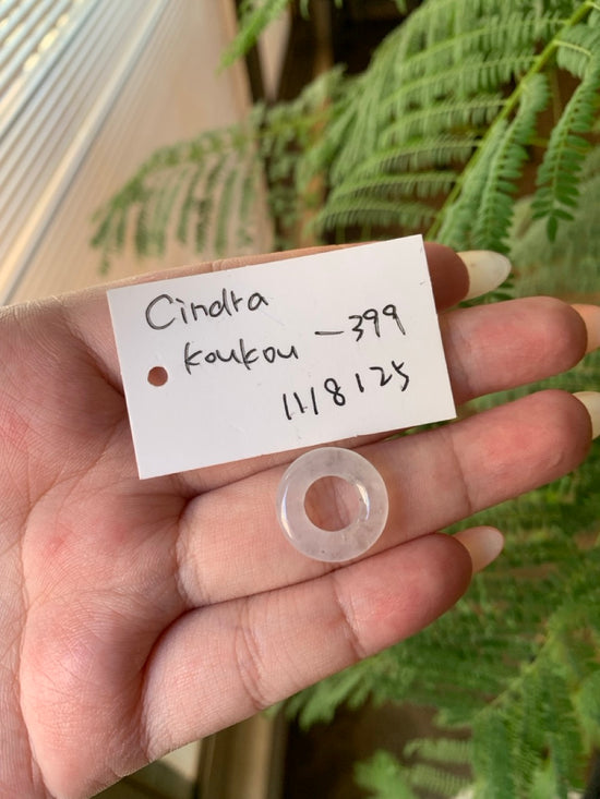 "Live" Natural Icy Wuji Jadeite Jade KouKou(11/07/25)