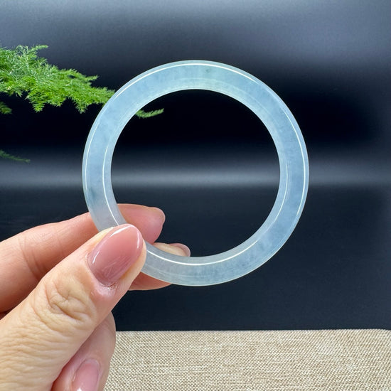 Genuine Burmese Icy Jade Jadeite Bangle Bracelet (52.1mm)