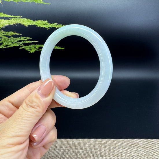 Genuine Burmese Green Jade Jadeite Bangle Bracelet ( 54.7mm )