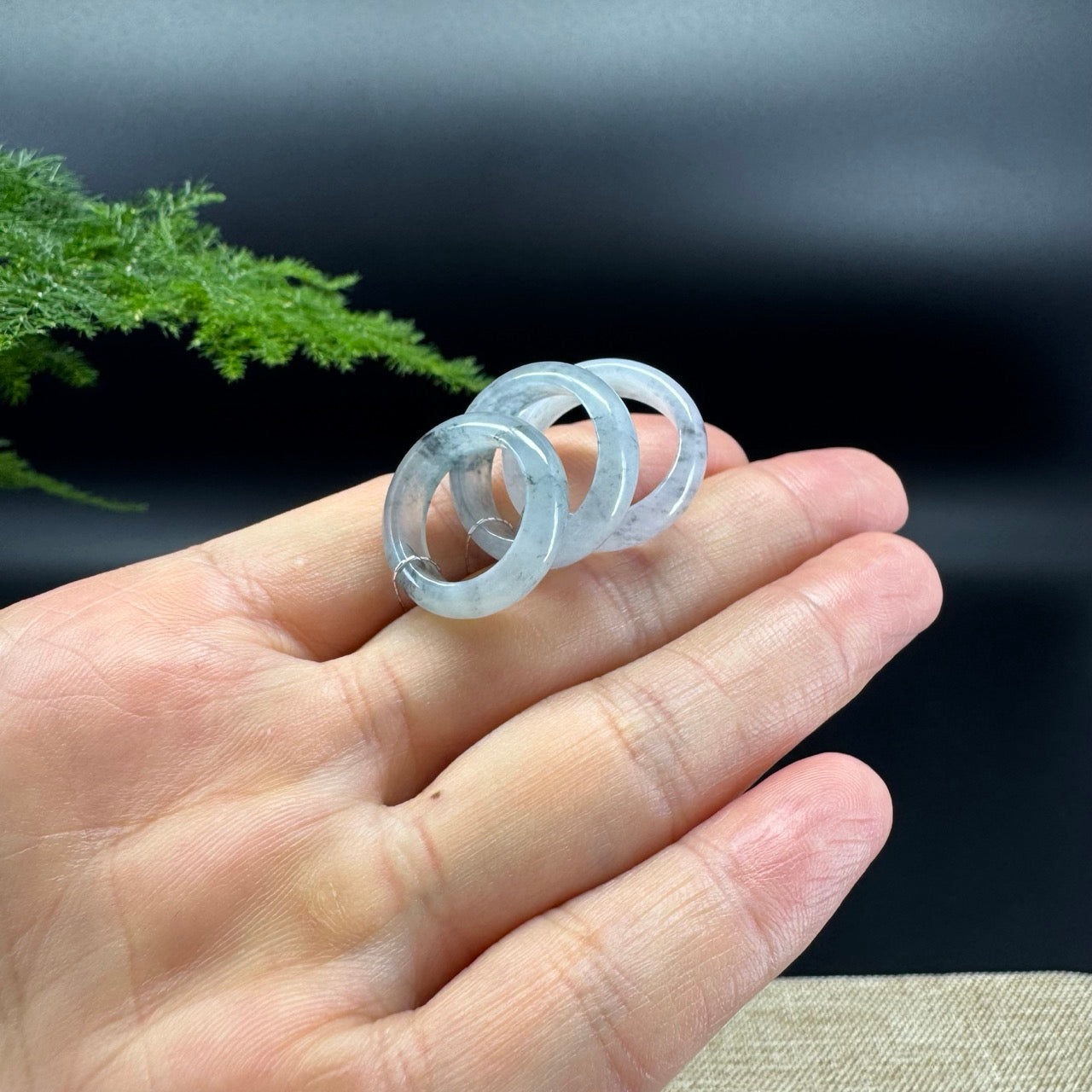 RealJade® Burmese Icy Wuji Traditional Jadeite Jade Ring