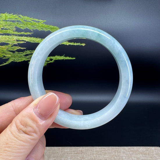 Genuine Burmese Green Jade Jadeite Bangle Bracelet ( 54.8mm )