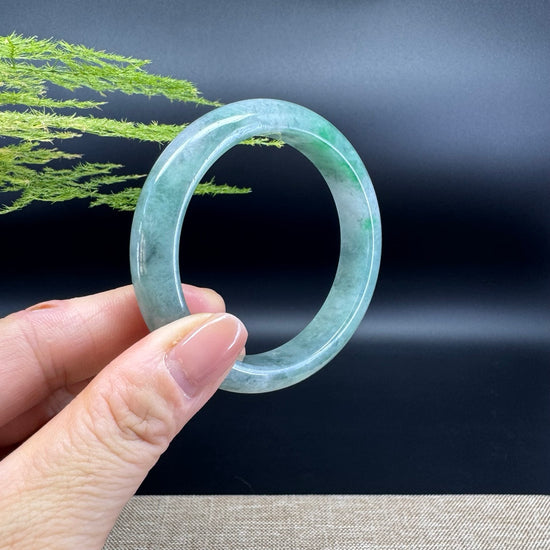 Genuine Burmese Green Jade Jadeite Bangle Bracelet ( 54mm )