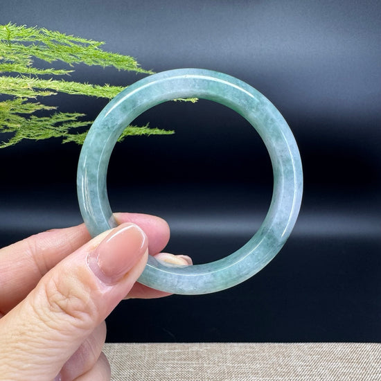 Genuine Burmese Green Jade Jadeite Bangle Bracelet ( 54mm )