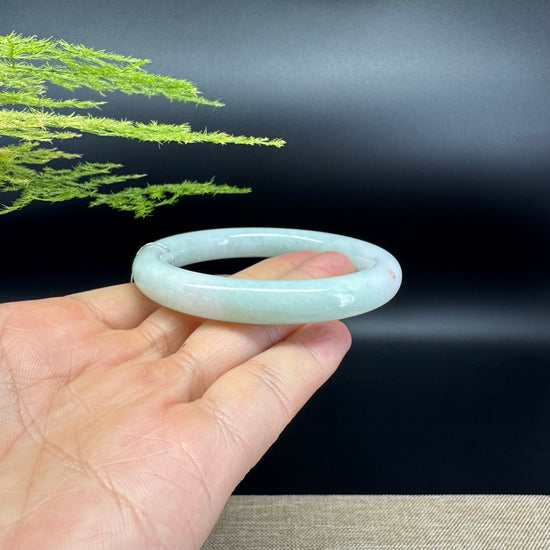 Genuine Burmese Green Jade Jadeite Bangle Bracelet ( 54.6mm )