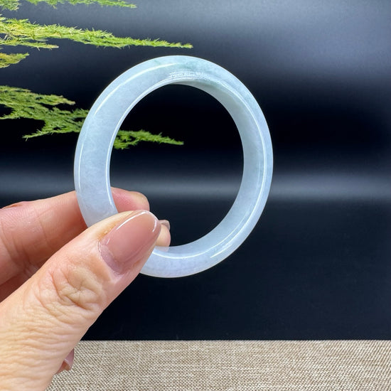 Genuine Burmese Green Jade Jadeite Bangle Bracelet ( 54.4mm )