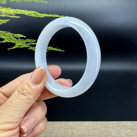 Genuine Burmese Icy Jade Jadeite Bangle Bracelet ( 54.4mm )