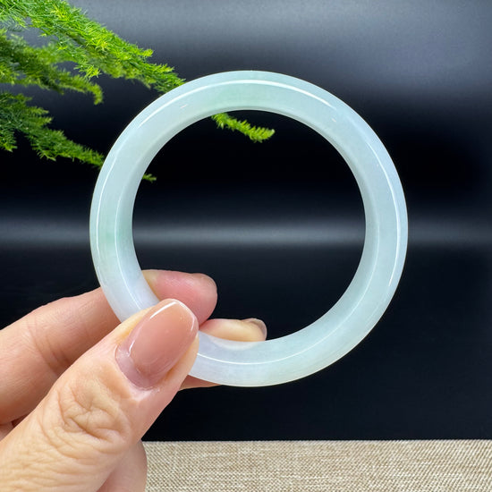 Genuine Burmese Green Jade Jadeite Bangle Bracelet ( 55mm )