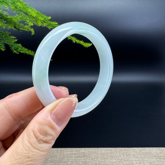Genuine Burmese Green Jade Jadeite Bangle Bracelet ( 55mm )